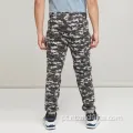 Calça de corredor impressa de camuflagem casual casual